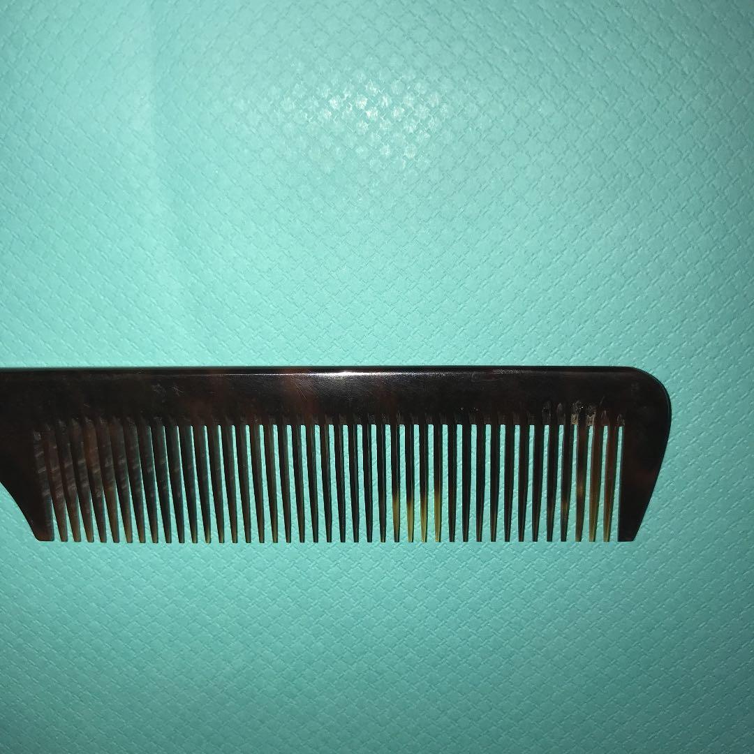 ビンテージ　　本鼈甲　リングコーム　　中古美品