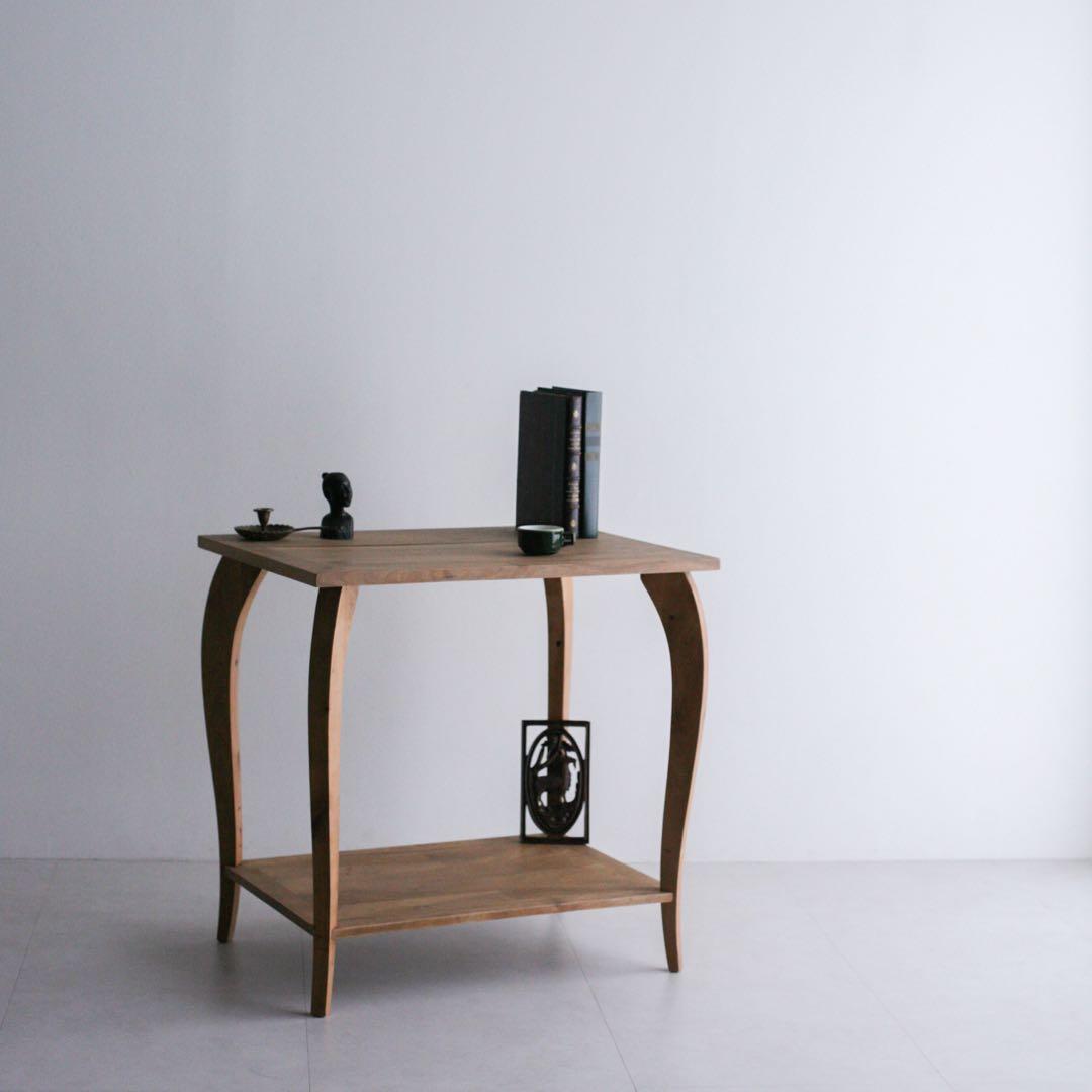 フランス　サイドテーブル　ダイニングテーブル　　無垢材　ブロカント　古家具