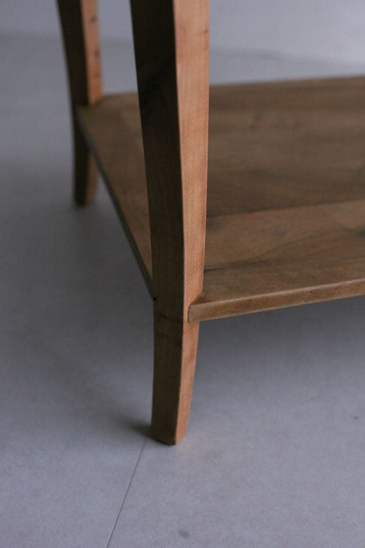 フランス　サイドテーブル　ダイニングテーブル　　無垢材　ブロカント　古家具