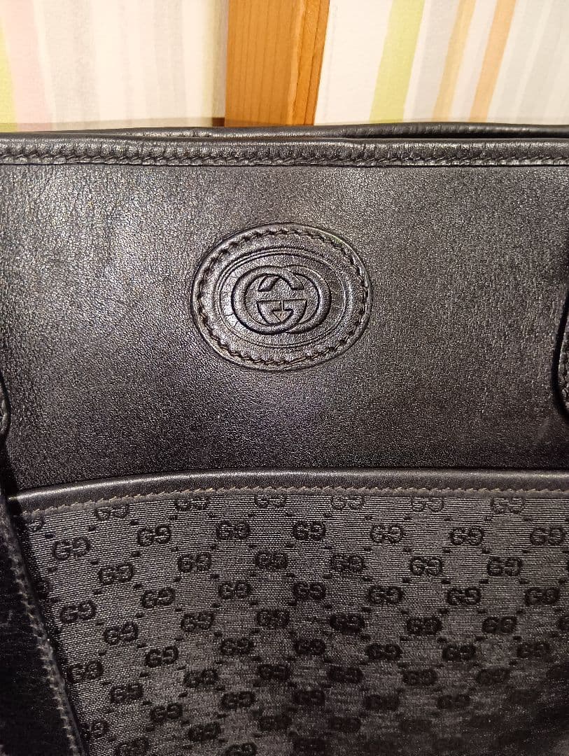 GUCCI マイクロGGトートバッグ