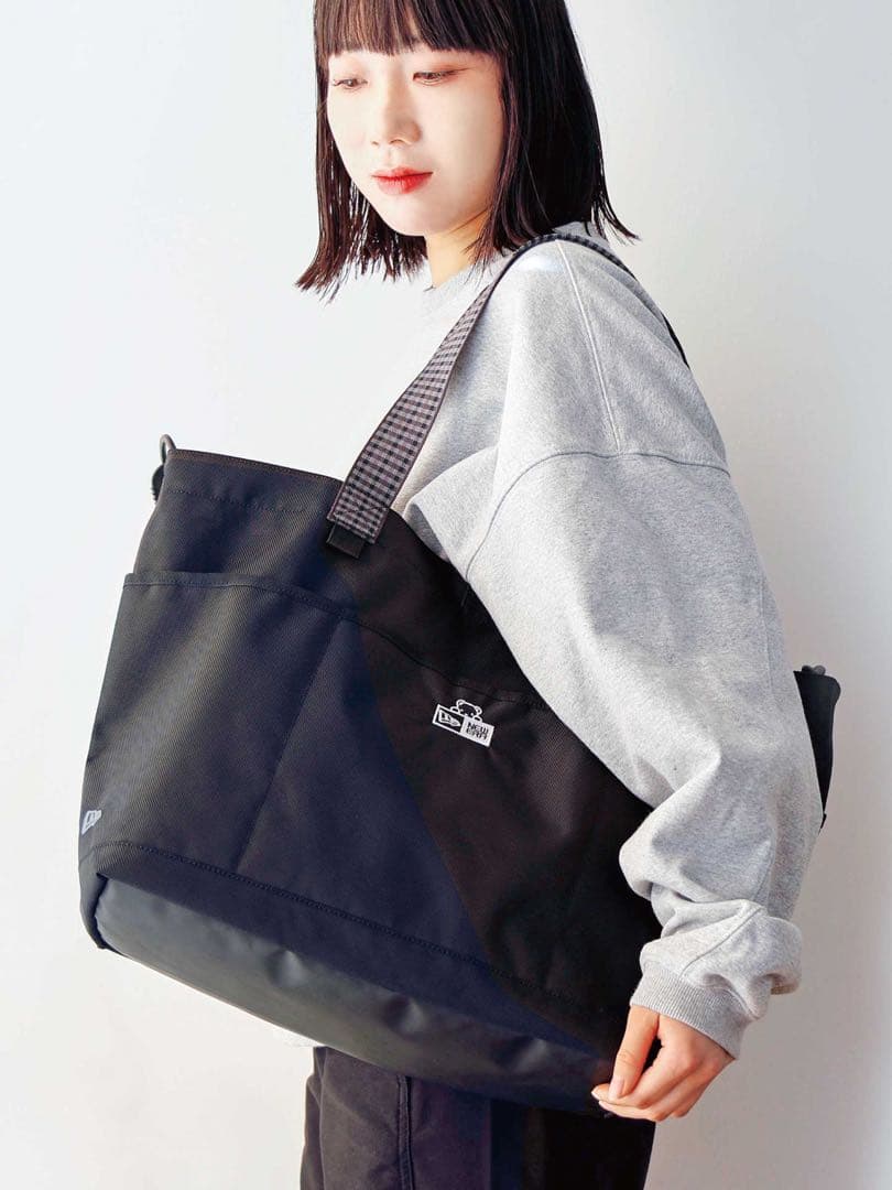 新品 ニューエラ x ファミリア 2way トートバッグ ショルダー クマちゃん