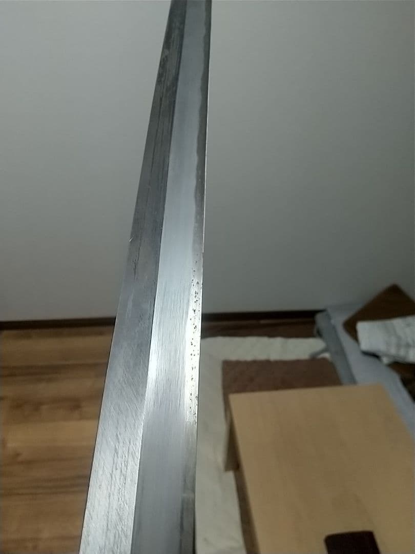 え*ン様 【数回使用のみ】雪籐 鮪包丁 540mm 全長80cm 鞘なし オブジ