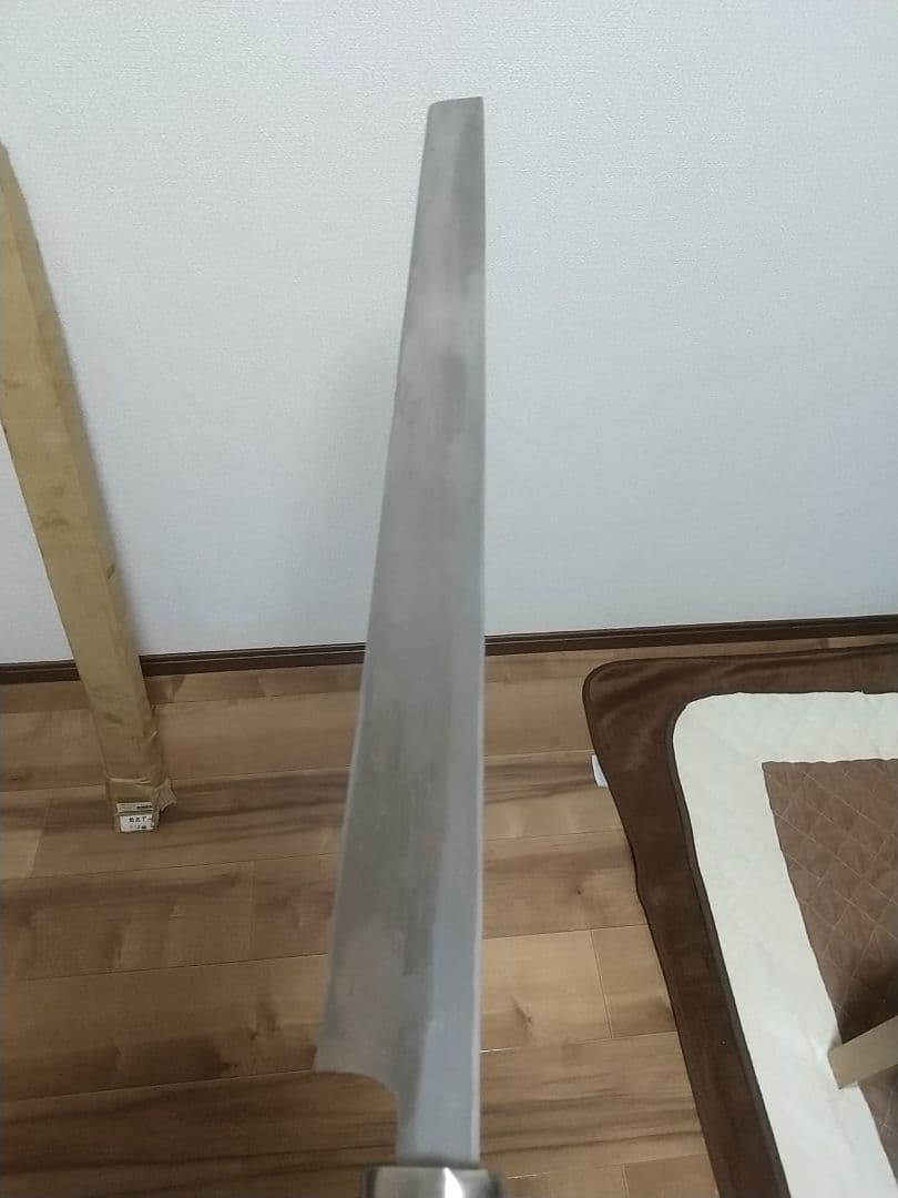 え*ン様 【数回使用のみ】雪籐 鮪包丁 540mm 全長80cm 鞘なし オブジ