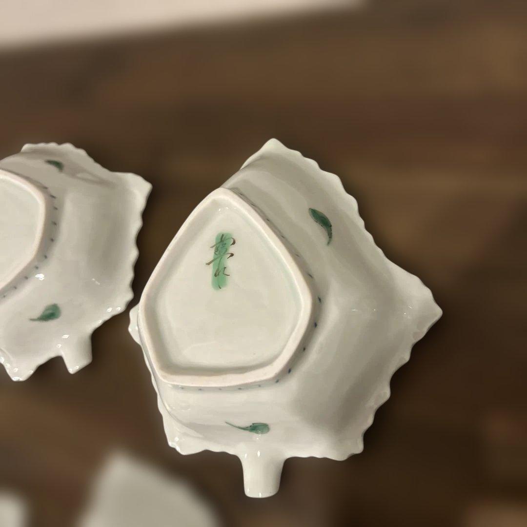 うつわ藍水　葉型小鉢　5種セット