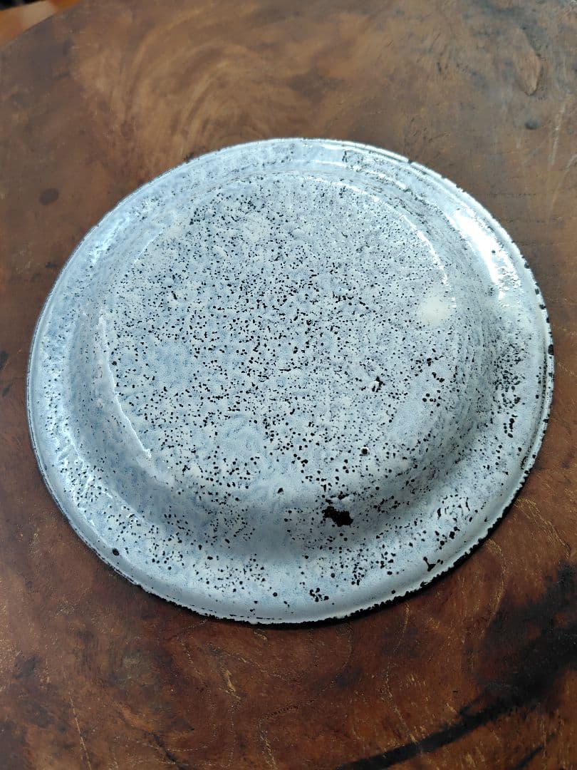 大山求さん　作品　2点セット　作家　鉄 皿　一輪挿し