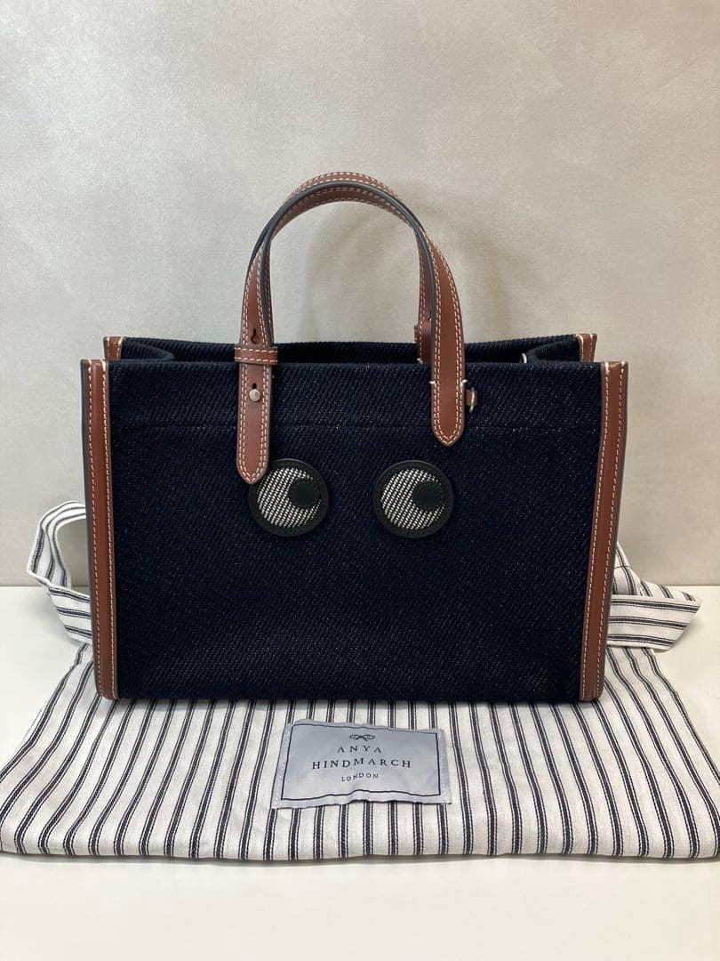 アニヤハインドマーチ 2WAYトート ハンドバッグ アイズ 【A416】
