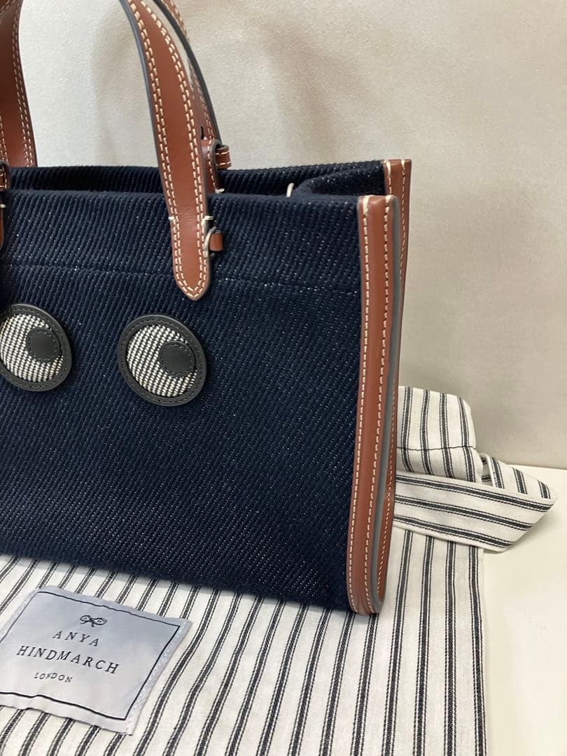 アニヤハインドマーチ 2WAYトート ハンドバッグ アイズ 【A416】