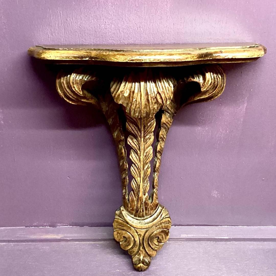 ★コンソール アンティーク 木製 壁掛け 壁飾り インテリア 小物置き ①