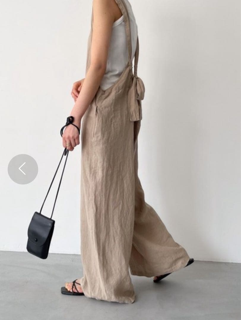 レッドチョップワークス リネンバックリボンサロペット CANALJEAN