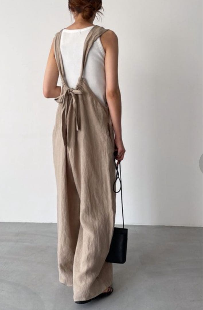 レッドチョップワークス リネンバックリボンサロペット CANALJEAN