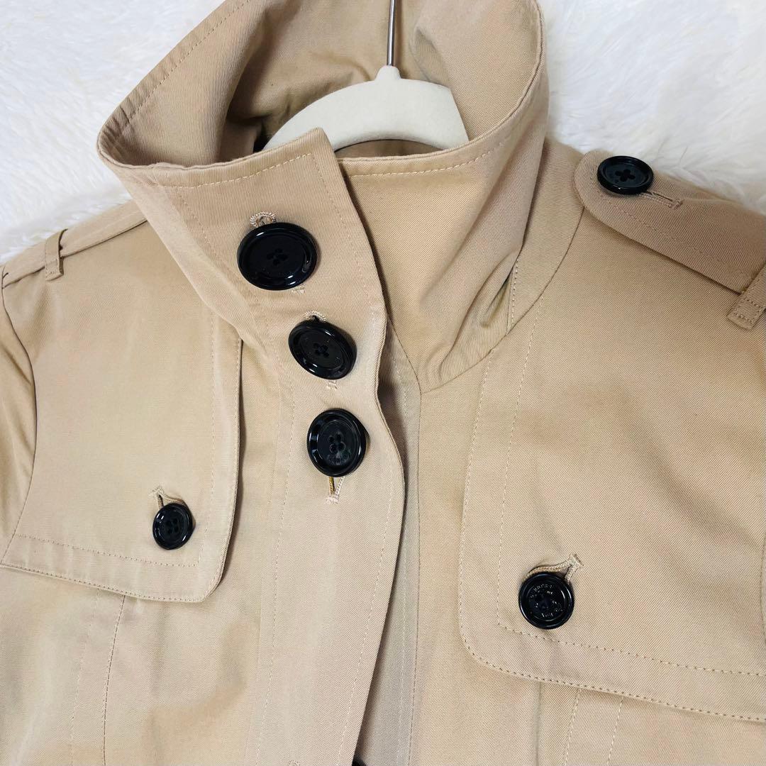 希少❗️BURBERRY LONDONスタンドカラー ツーウェイ トレンチコート