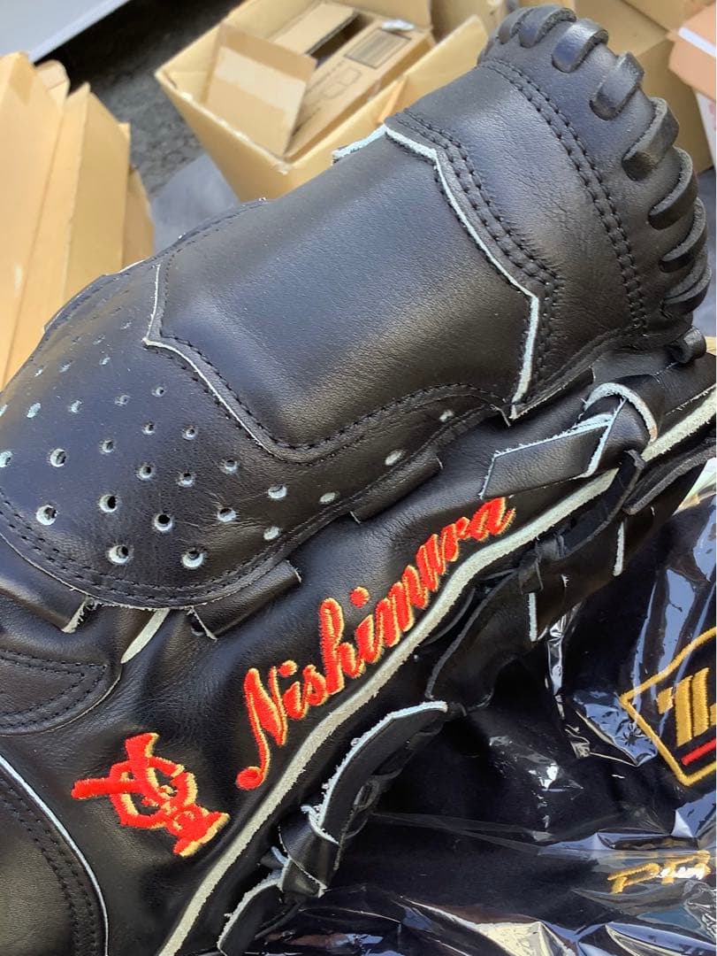 読売ジャイアンツ 守護神 西村健太朗投手 実使用グローブ ZETT ゼット