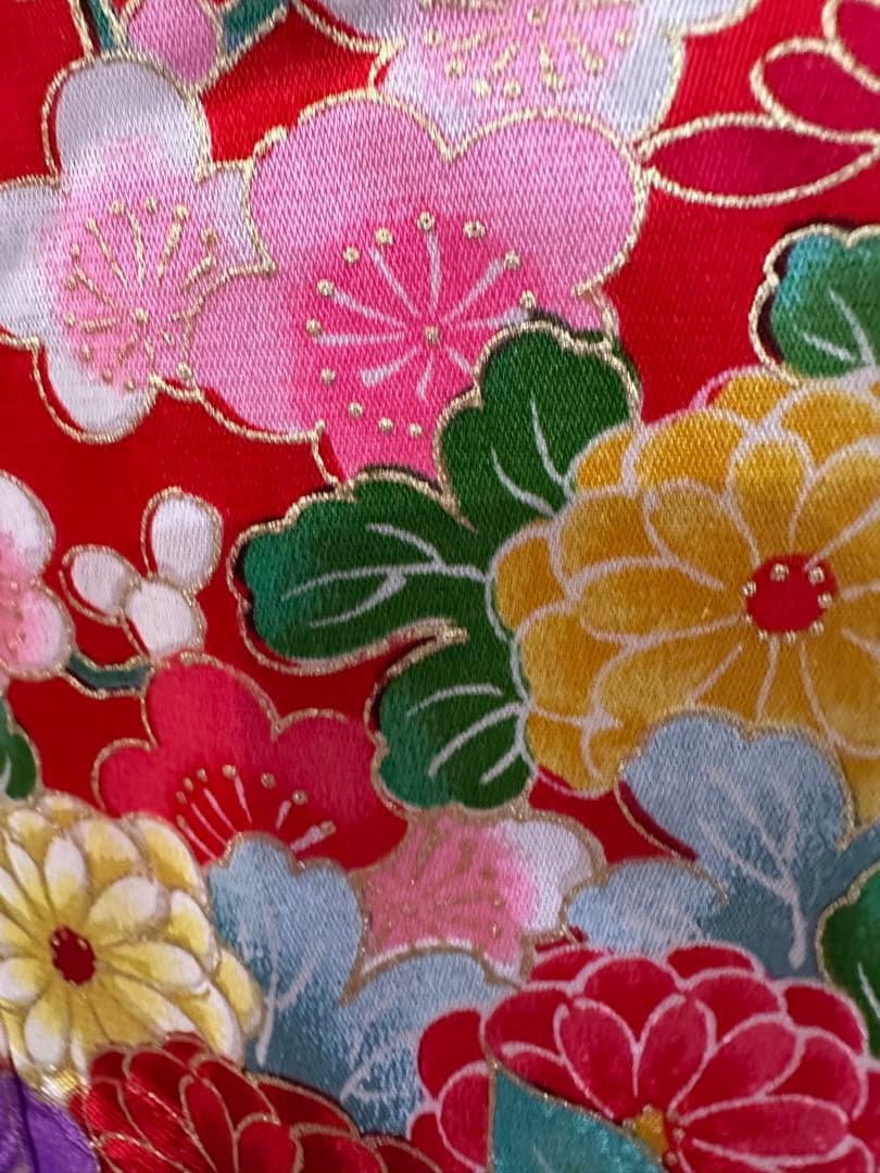 正絹　着物　フルセット　七五三　7歳