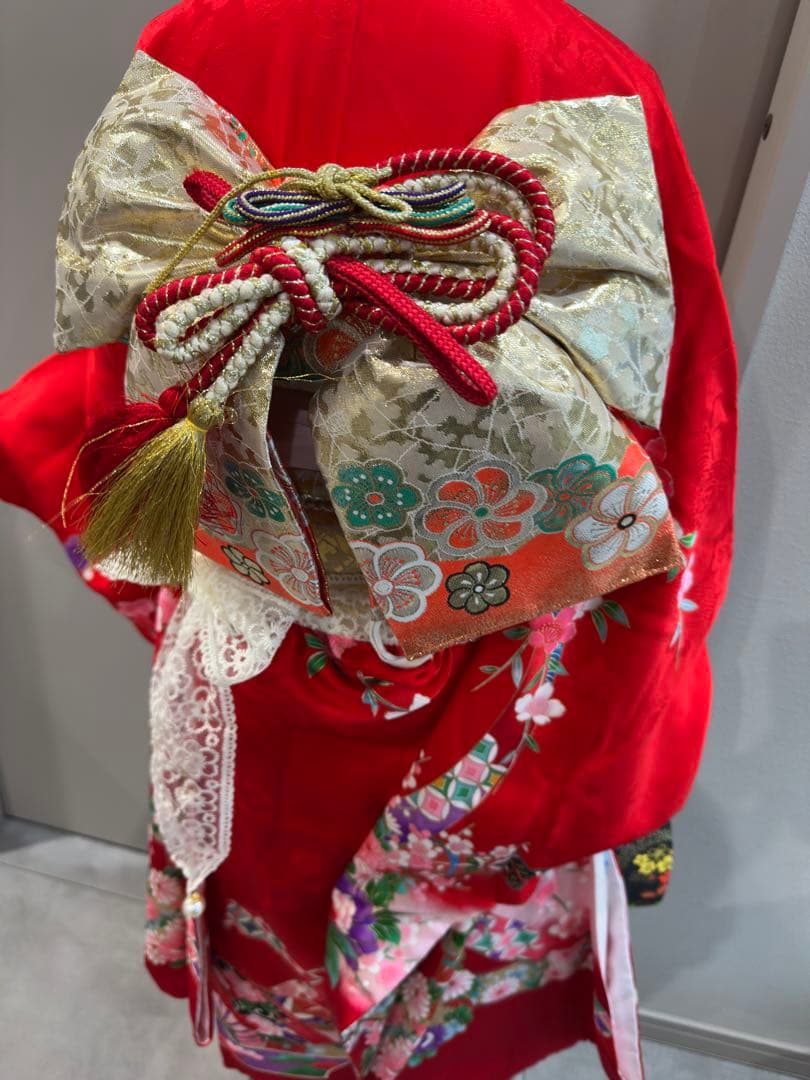 正絹　着物　フルセット　七五三　7歳