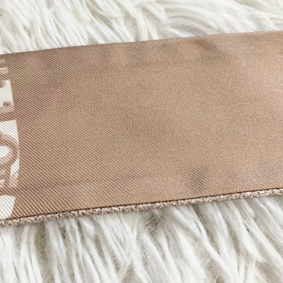 箱付き　クリスチャンディオール　ミッツァ　リボンスカーフ　トロッター　オブリーク