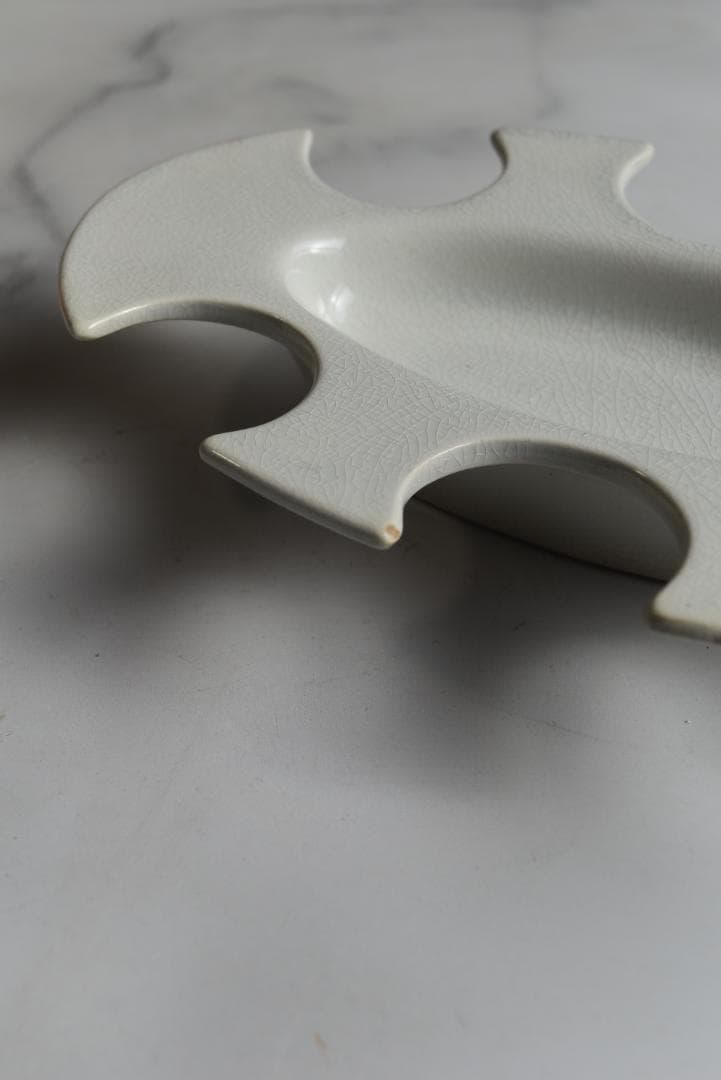 珍品　フランス19世紀　白釉　卵の器　美品　古道具坂田