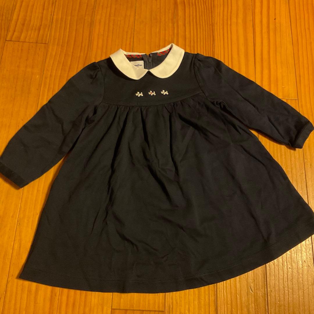 【未使用品】ファミリア　子ども用ワンピース　サイズ表記90