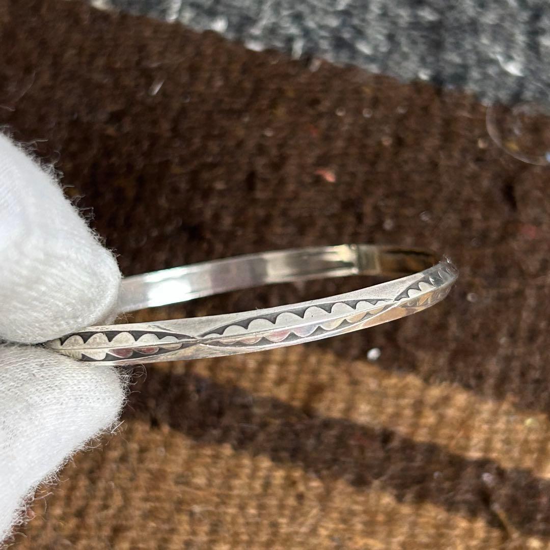NAVAJO バングル Sterling elaine tahe シルバー925