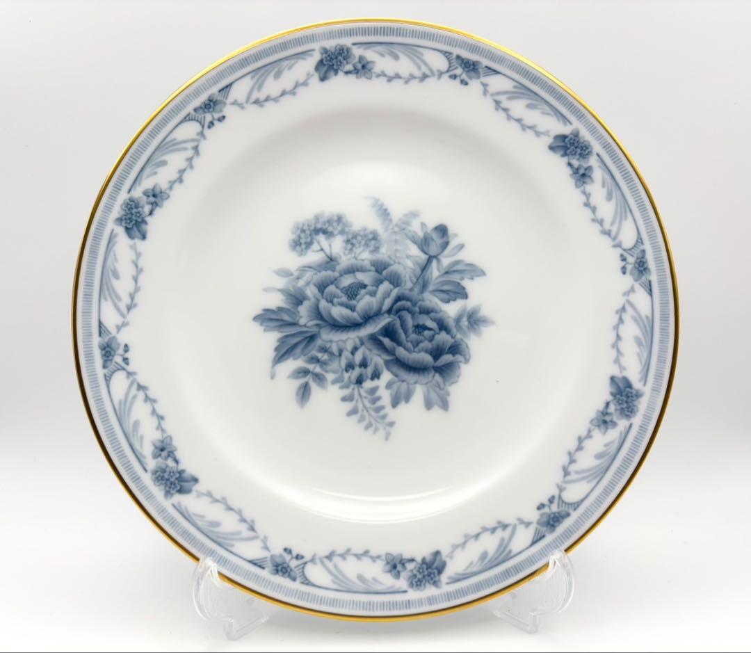 【未使用 5枚】大倉陶園 ブルーローズ Limited Edition 20cm