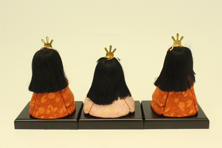 雛司 光陽 豆雛 木目込人形 揃い(A982)