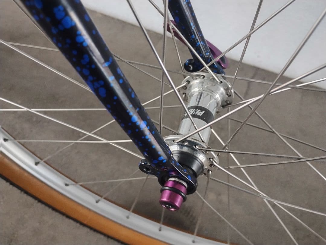 オールドMTBクロモリ１インチフレーム希少　それなりカスタム