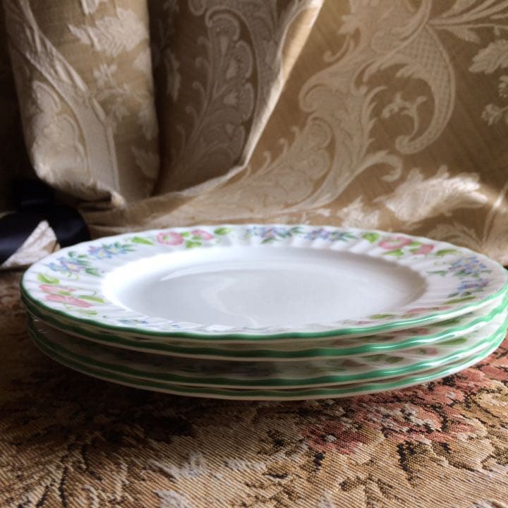 英国製  Worcester【English Garden】4枚