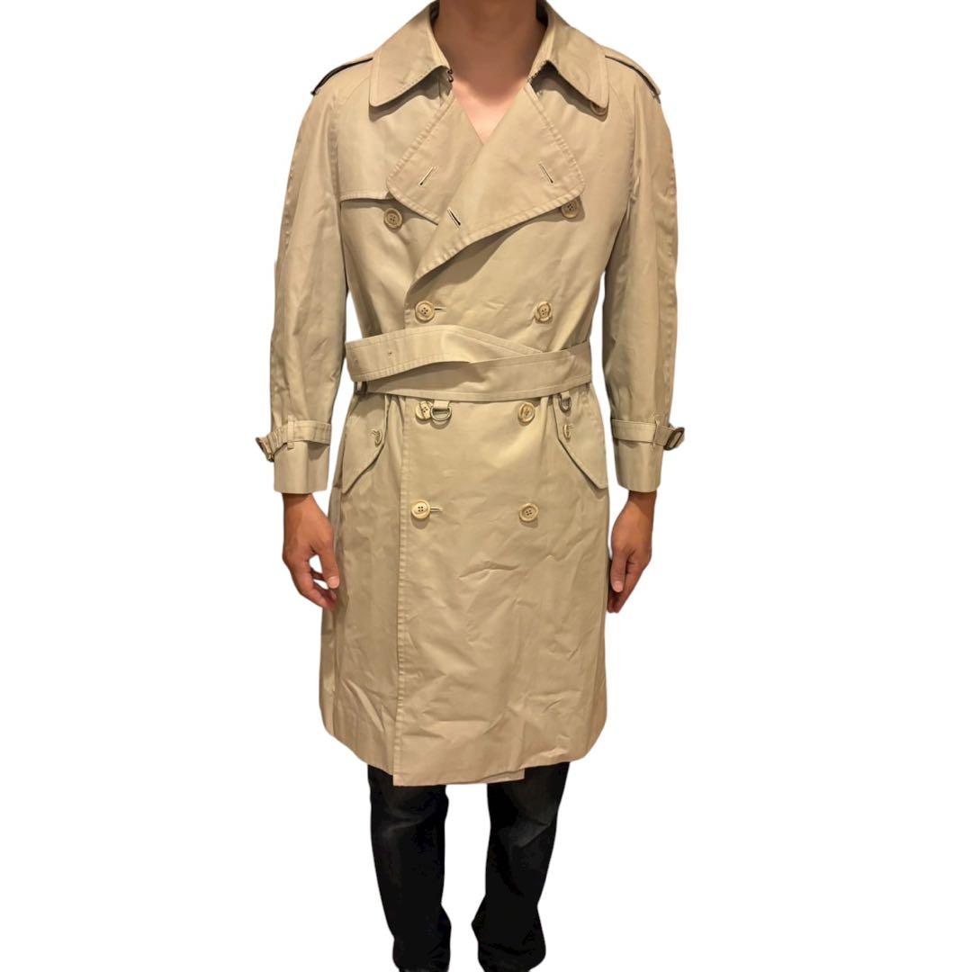 Burberry's ベージュ トレンチコート ダブルブレスト大きいノバチェック