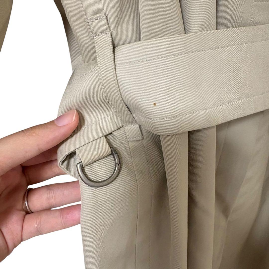 Burberry's ベージュ トレンチコート ダブルブレスト大きいノバチェック