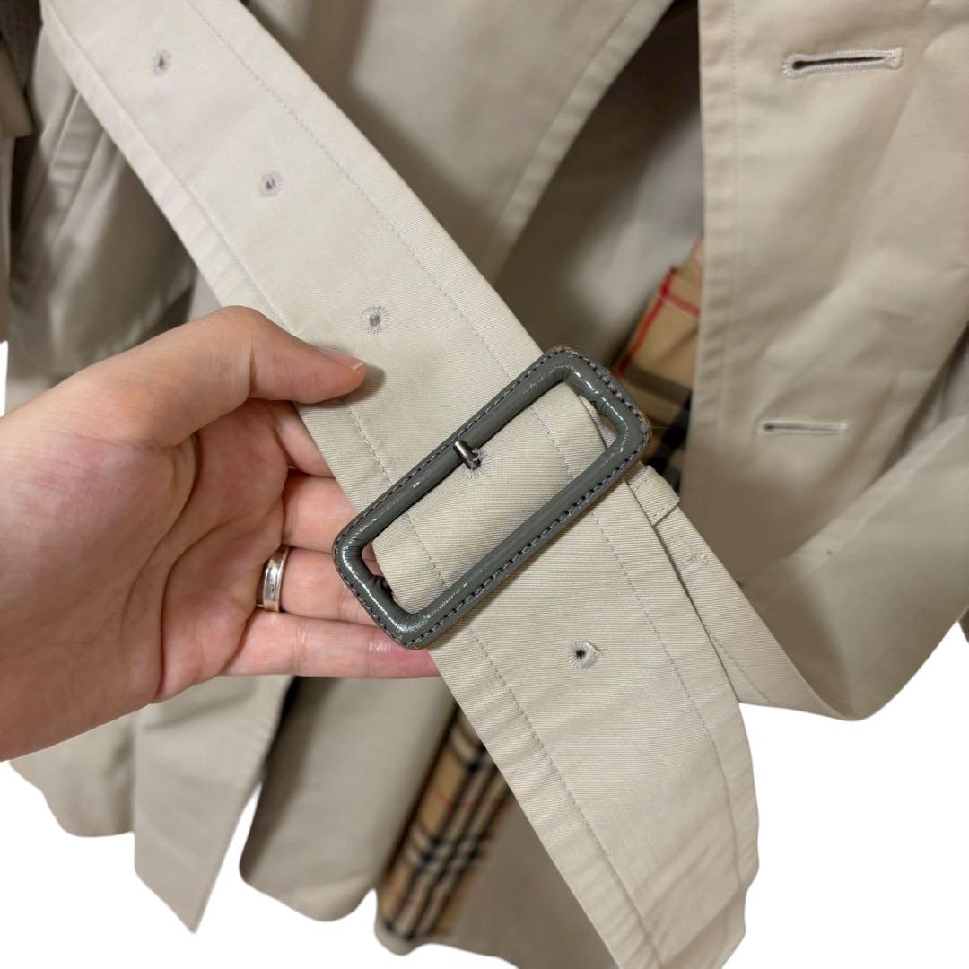 Burberry's ベージュ トレンチコート ダブルブレスト大きいノバチェック