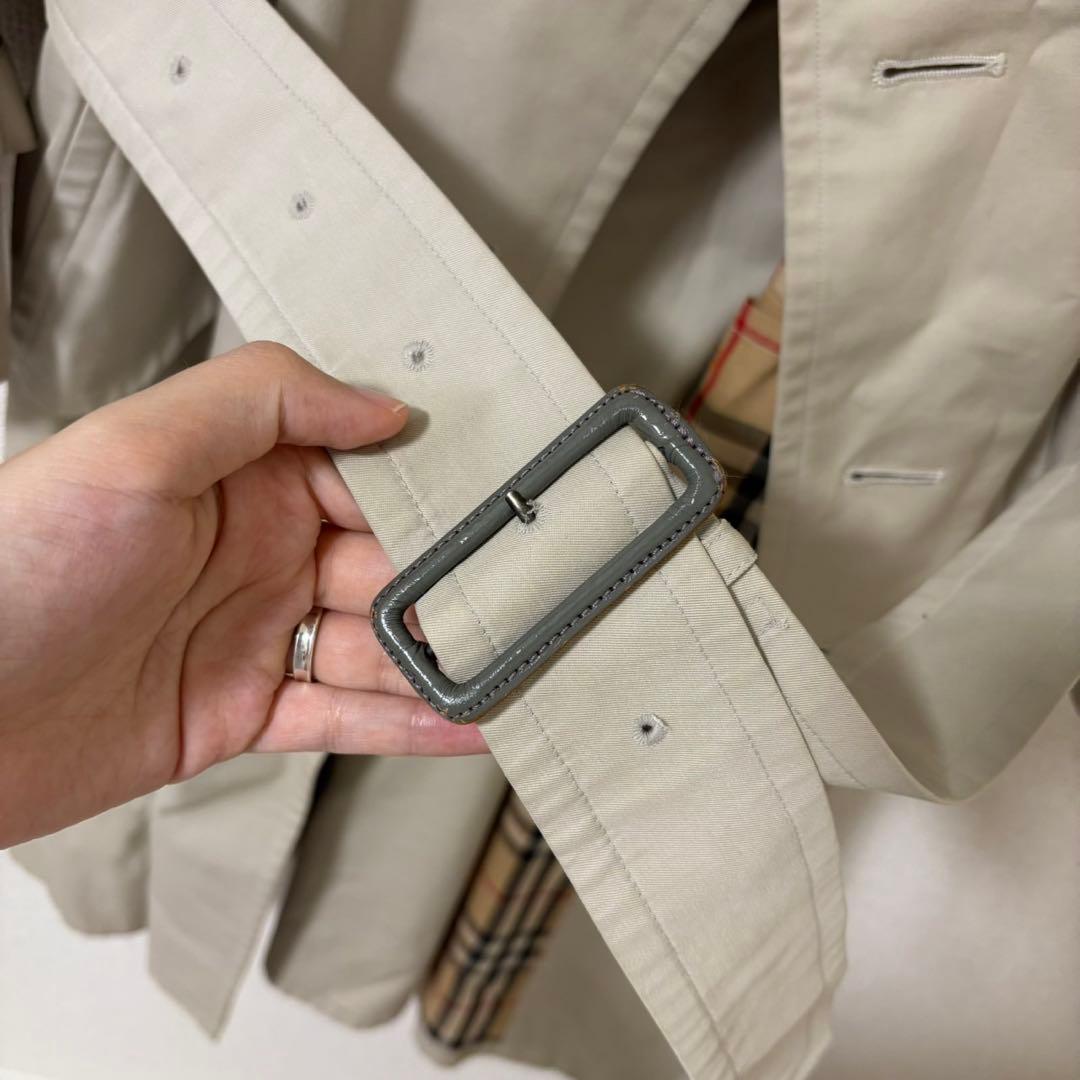 Burberry's ベージュ トレンチコート ダブルブレスト大きいノバチェック