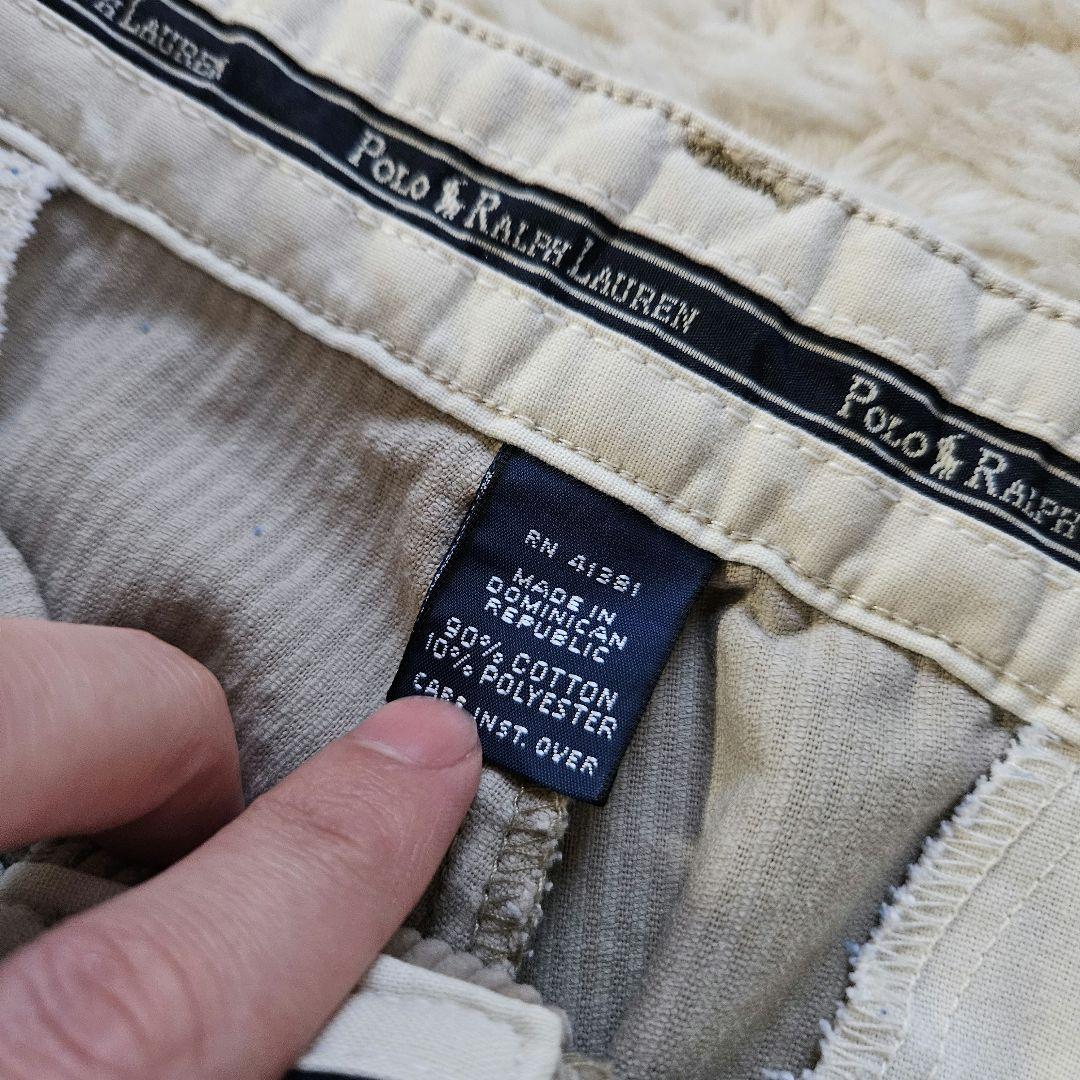 【古着】Ralph Lauren Polo cords 90s corduroy