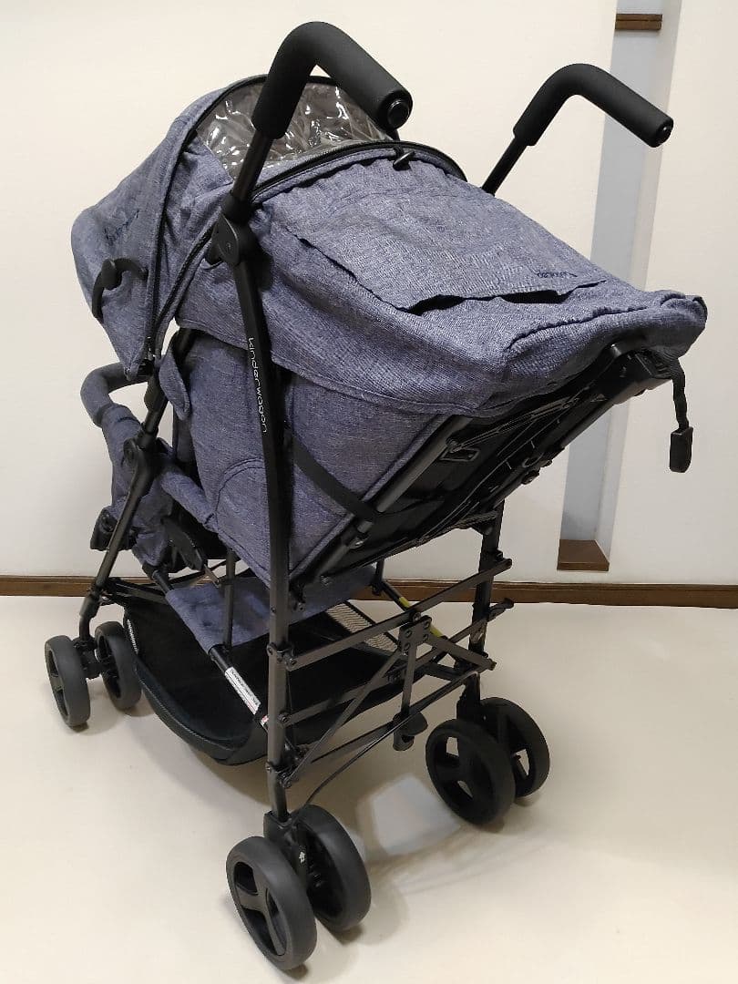 Kinderwagon キンダーワゴン 2人乗りベビーカー DUOシティHOP