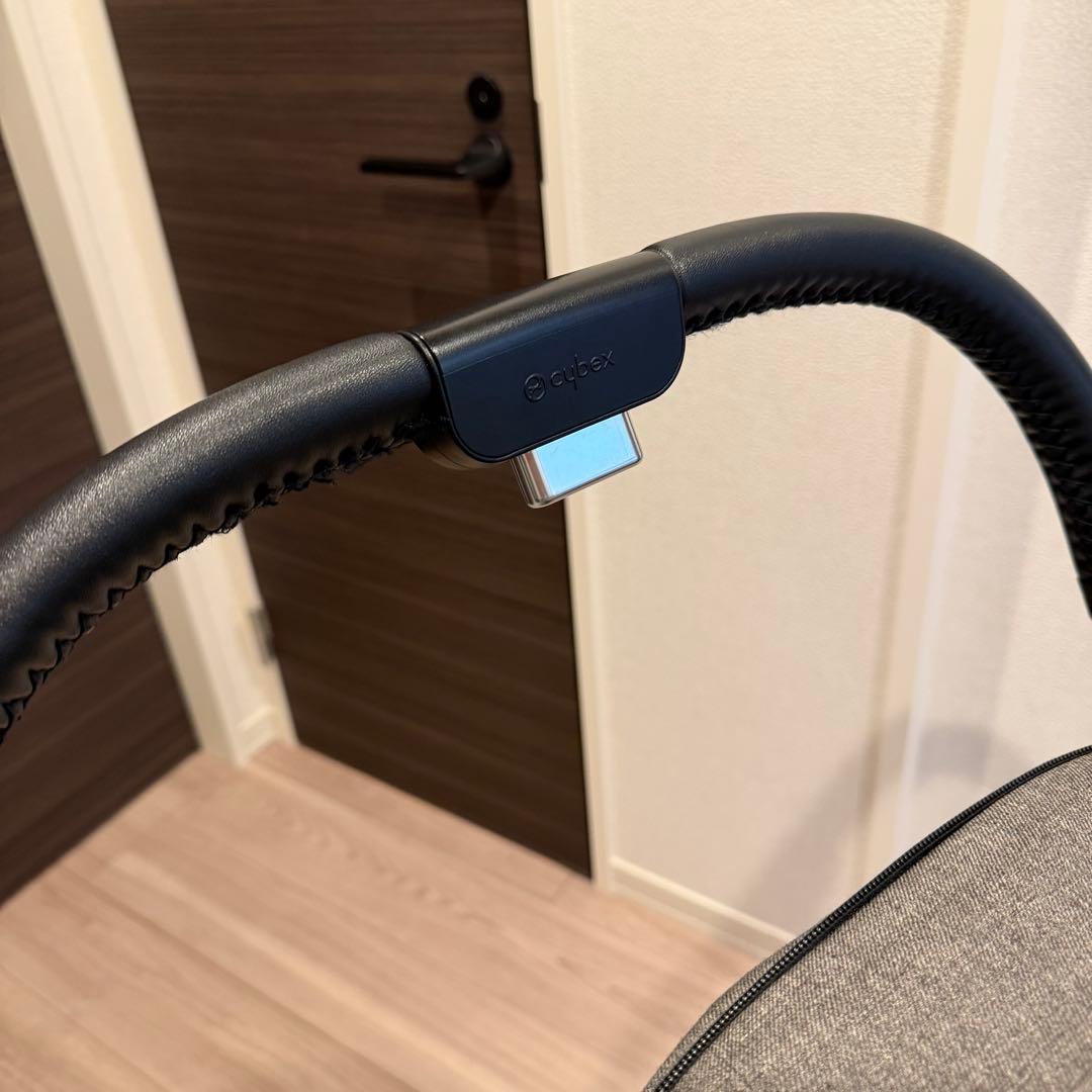 【美品】サイベックス ミオス ベビーカー　グレー　 (新品虫よけカバー付き)