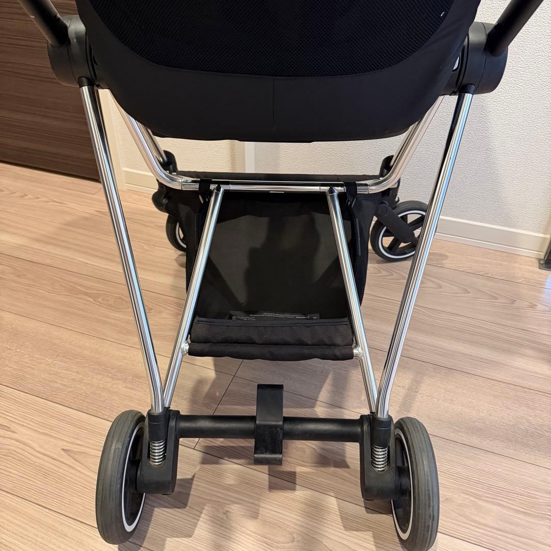 【美品】サイベックス ミオス ベビーカー　グレー　 (新品虫よけカバー付き)