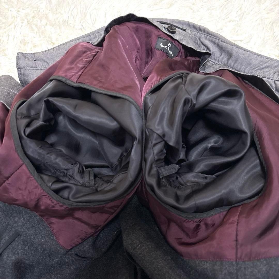 【美品】PS Paul Smith トレンチコート ライナー・ベルト　グレー　L