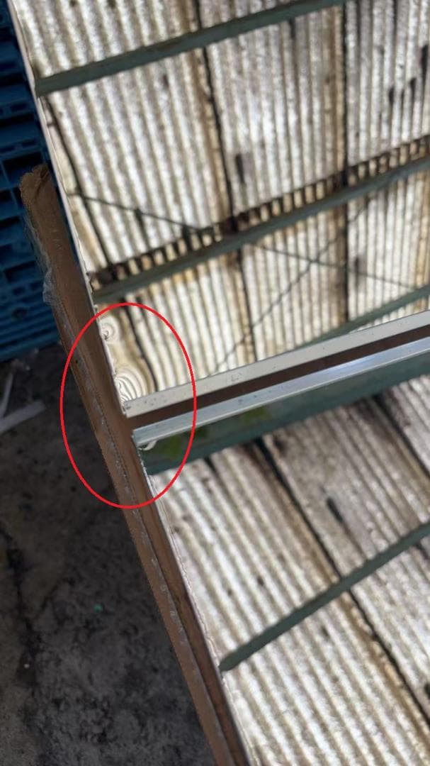 【中古】ダンス鏡 折り畳み 割れない鏡 160cmx100cmx2枚 銀色24番