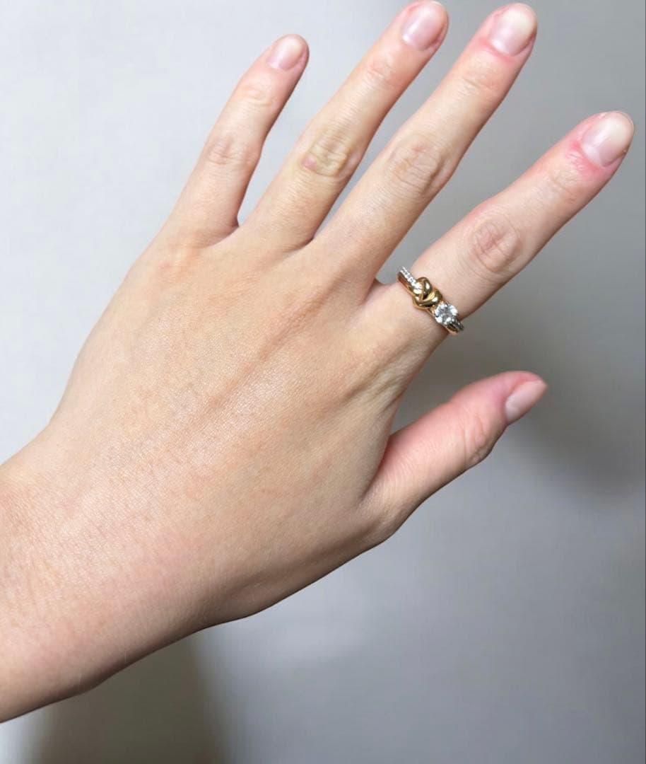 スワロフスキー SWAROVSKI リング 指輪 11号 ハート