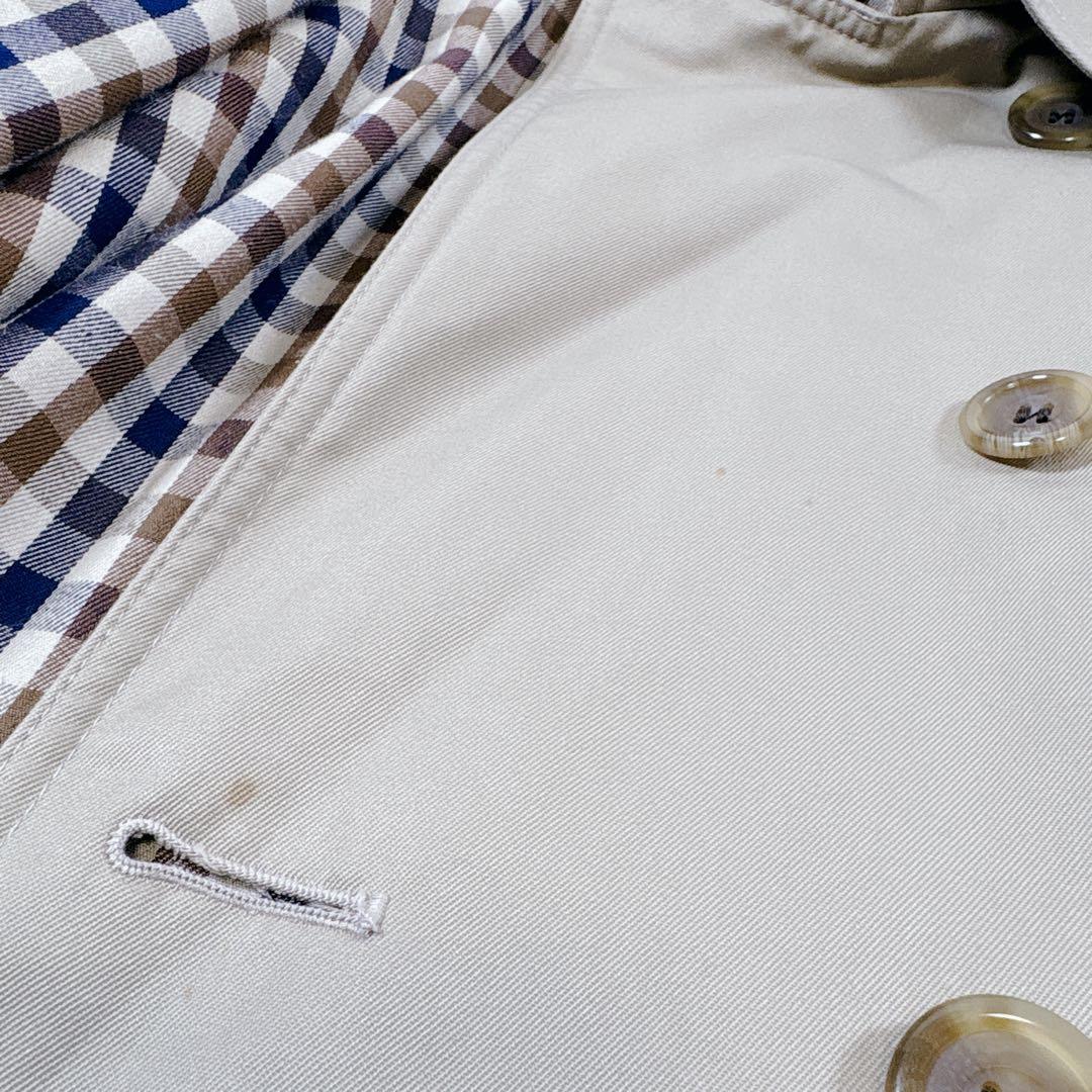 Aquascutum トレンチコート　ダブル　Aqua5 英国製