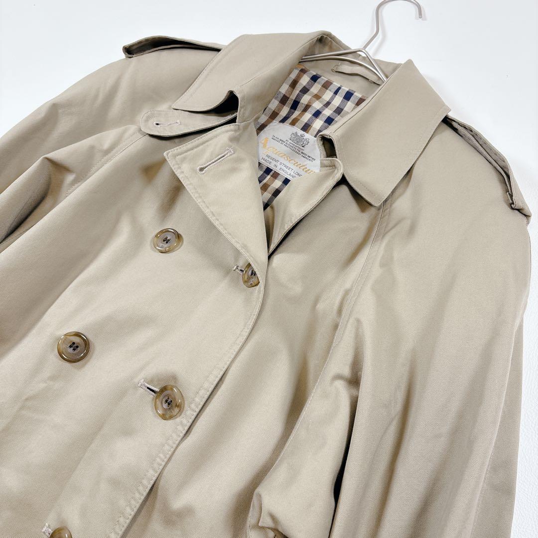 Aquascutum トレンチコート　ダブル　Aqua5 英国製