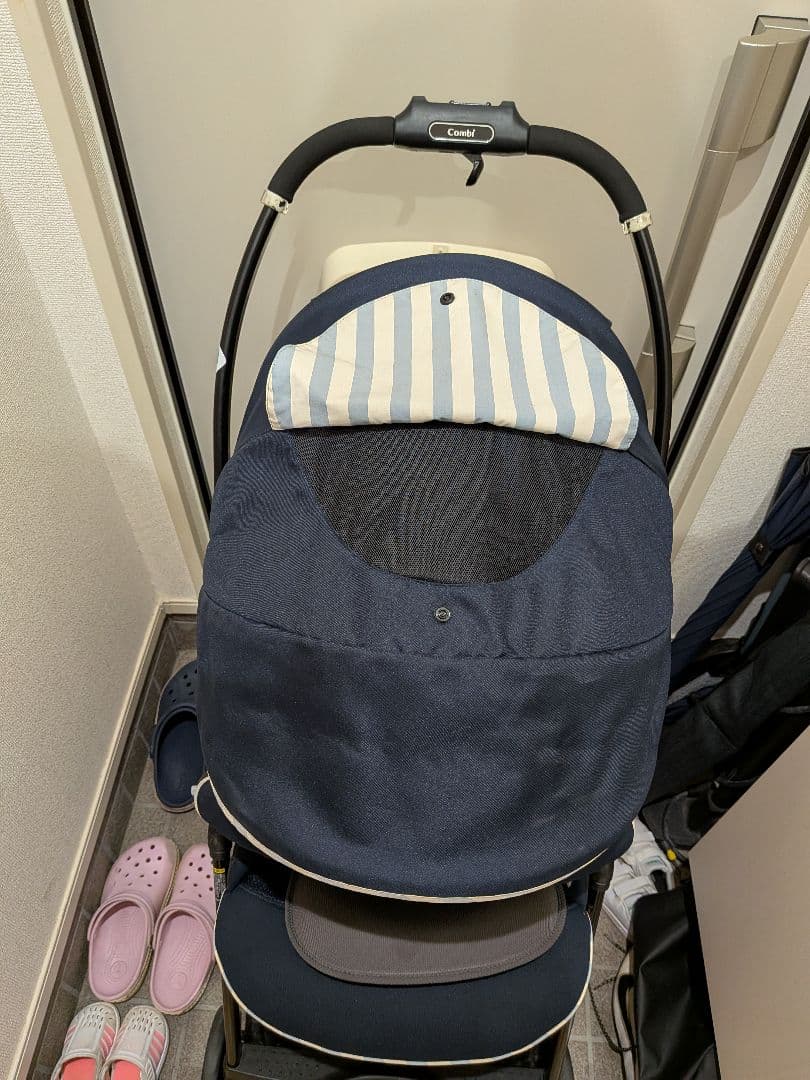 Combi　ベビーカー　スゴカルα　4キャス　レインカバー付き