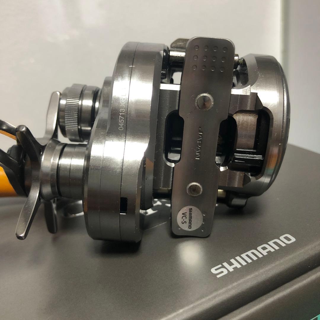 【シマノ 23 カルカッタ コンクエスト BFS XG　左　ウッドノブ交換済】