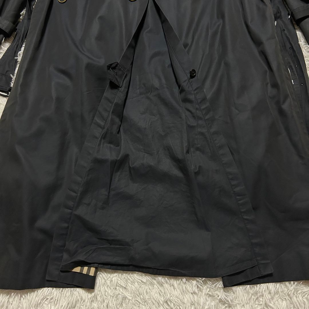 【最終値下】バーバリーロンドン ライナー ノバチェック トレンチコート ネイビー