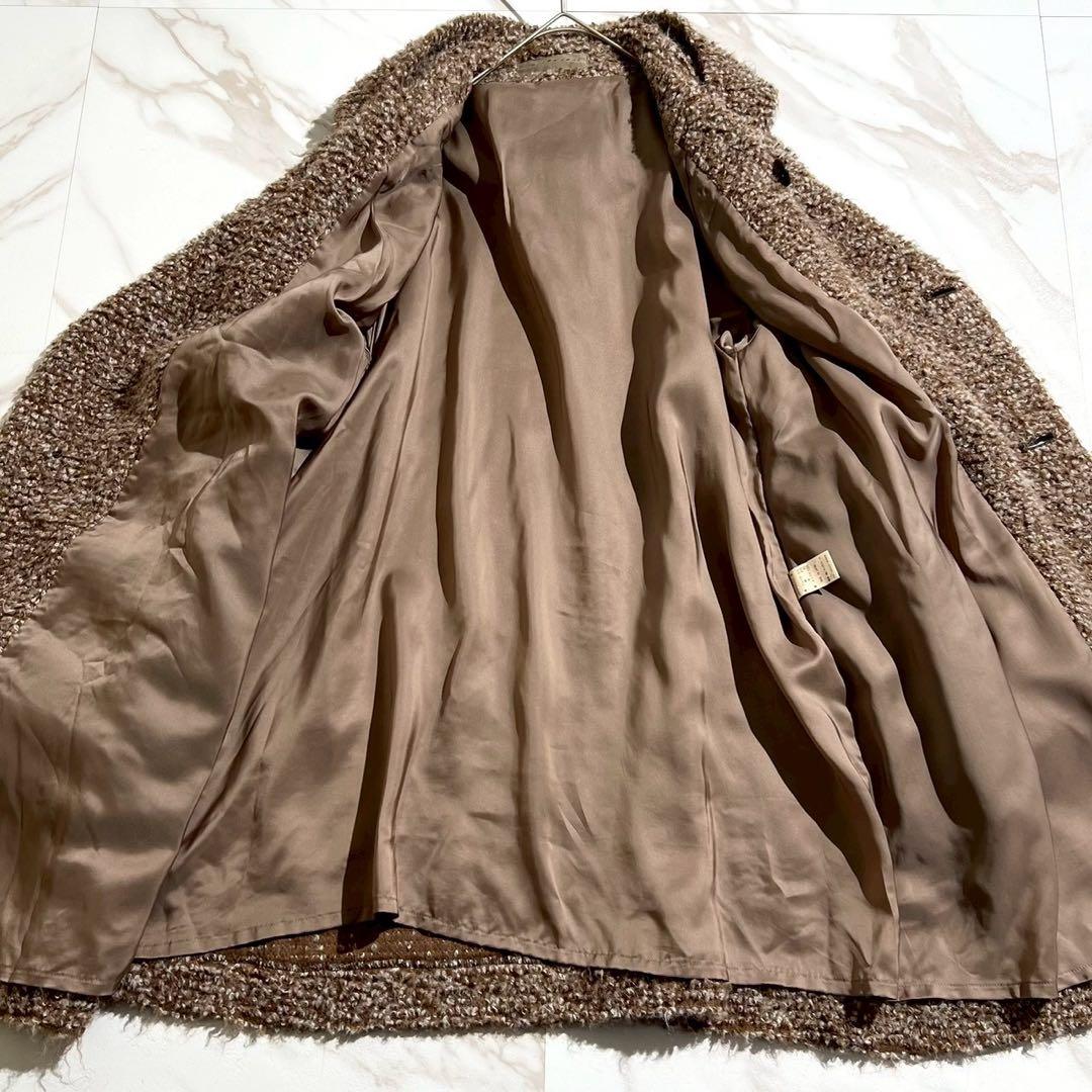 極美品 2020AW ヨーガンレール フーデッドロングコート アルパカ混 毛 M