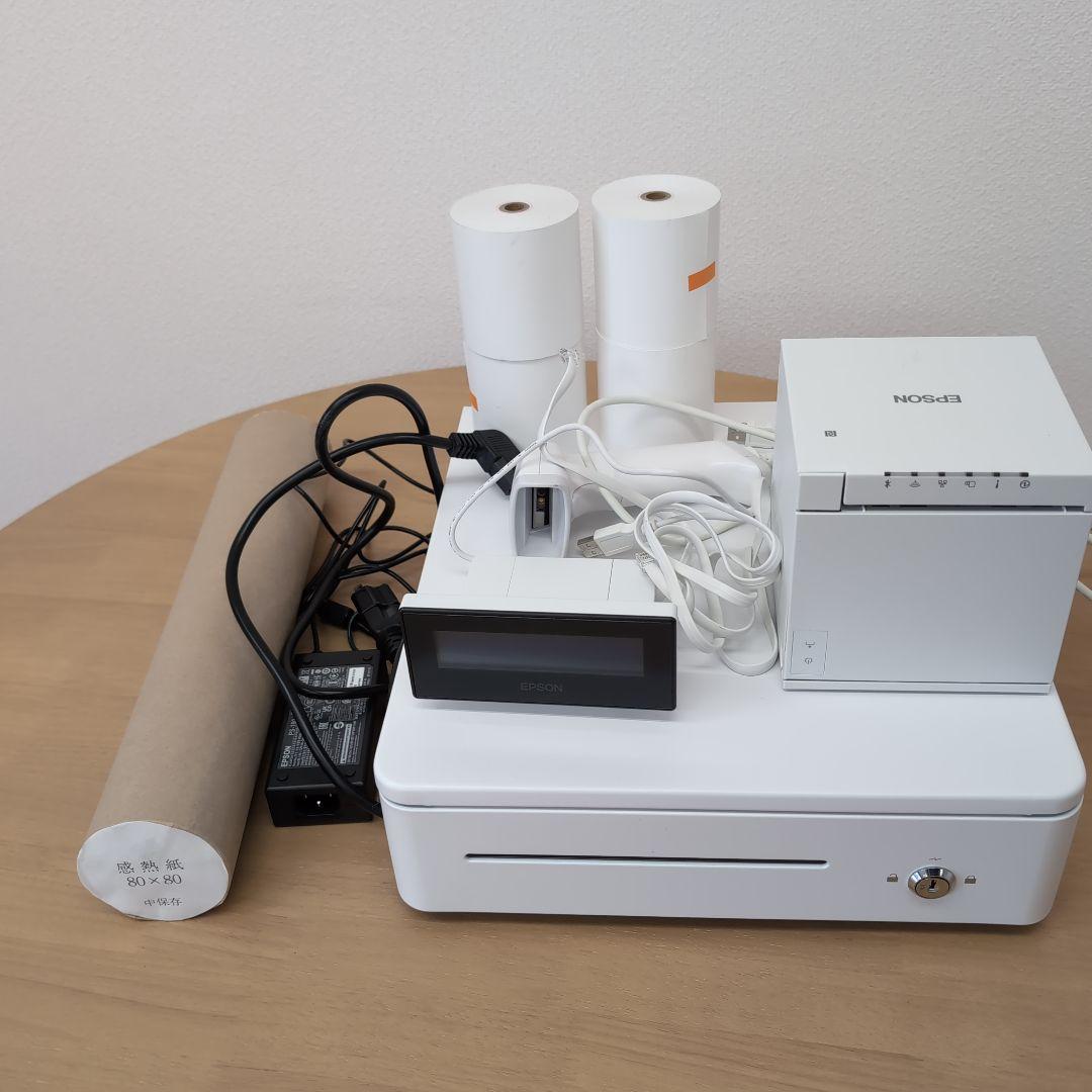 レジ周辺機器セット プリンター ドロアー ディスプレイ バーコードリーダー