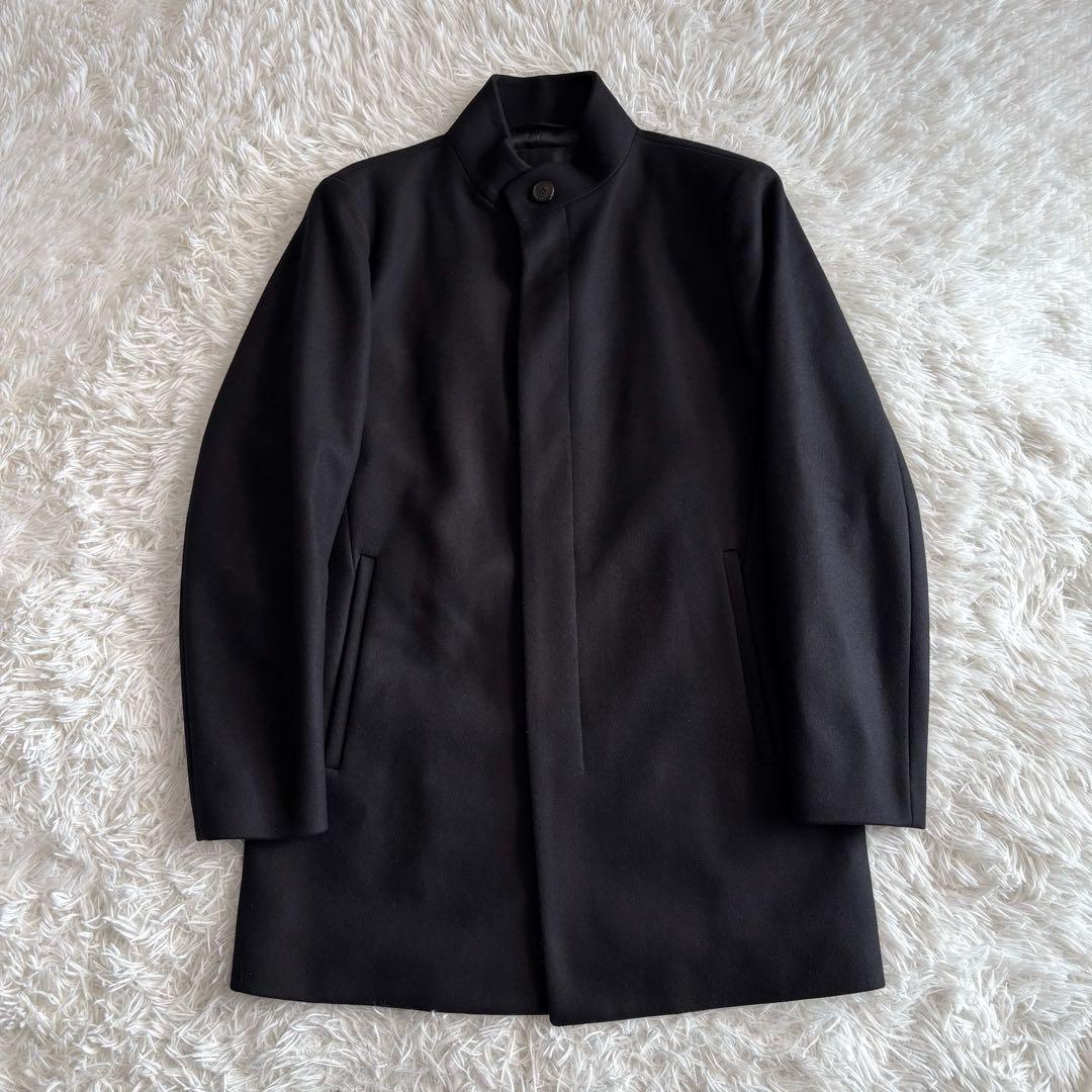 極美品 セオリー ステンカラーコート BELVIN カシミヤ混 現行タグ