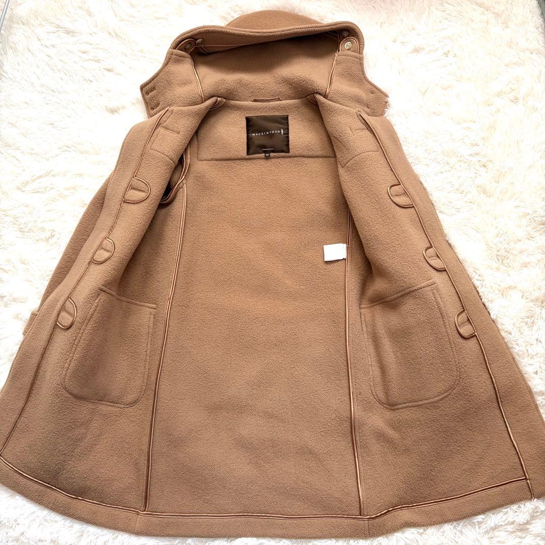 MACKINTOSH ダッフルコート 英国製 キャメル 34 レディース S