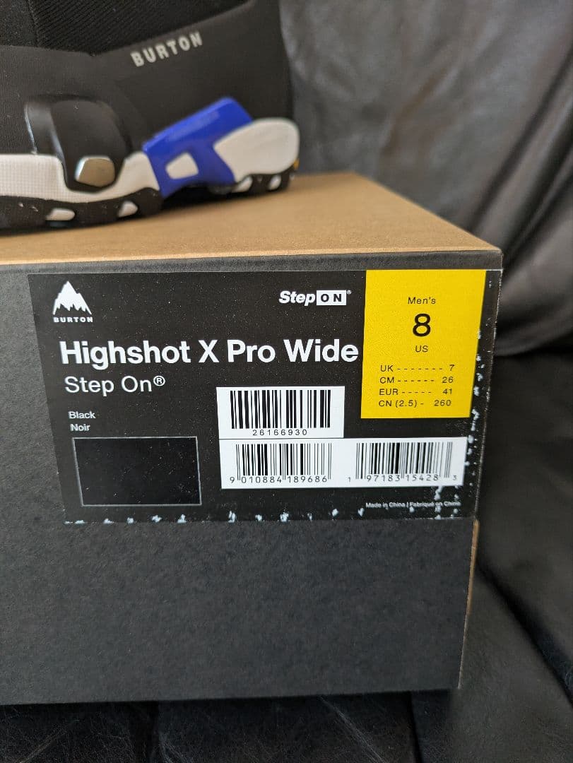 Burton Highshot X Pro Wide 　ステップオン26cm