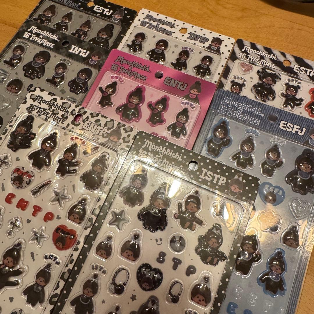 正規品:モンチッチ ちゅるきゅんシール　MBTI