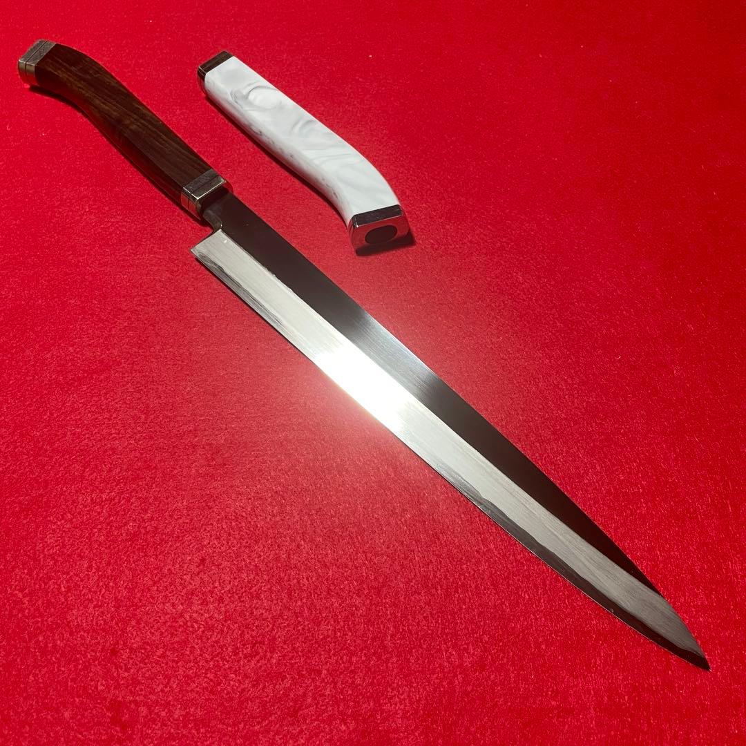 銀三　柳刃　９寸　堺刃物　鏡面