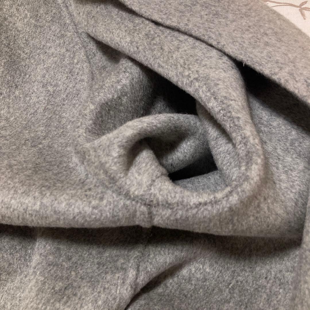 JOSEPH ジョセフ　フード付き　ウールカシミヤ　ロングコート　リバーコート